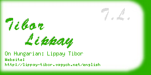 tibor lippay business card
